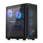 ENDORFY Case|ENDORFY|Signum 300 ARGB|MidiTower|Case product features Transparent panel|Not included|ATX|MicroATX|MiniITX|Colour Black|EY2A006
