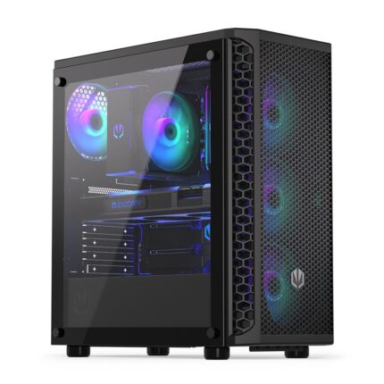 ENDORFY Case|ENDORFY|Signum 300 ARGB|MidiTower|Case product features Transparent panel|Not included|ATX|MicroATX|MiniITX|Colour Black|EY2A006