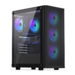 ENDORFY Case|ENDORFY|Ventum 200 ARGB|MidiTower|Case product features Transparent panel|Not included|ATX|MicroATX|MiniITX|Colour Black|EY2A014
