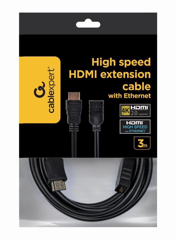 2ce3d50e-0fd5-4418-a0f5-9caedbdeda74 CABLE HDMI EXTENSION 3M/CC-HDMI4X-10 GEMBIRD - Image 1