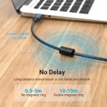 CABLE USB2.0 MALE TO MALE/3M BLACK COQBI VENTION - Image 5