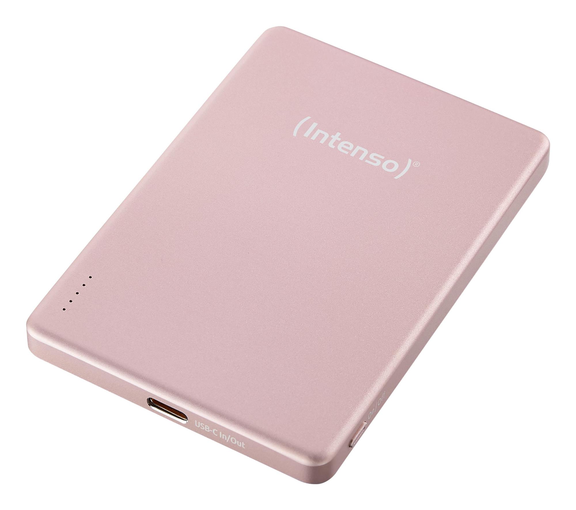 321f88f9-d7ca-4668-b28c-97c37b48e3db INTENSO POWER BANK USB 5000MAH MAG/ROSE 7344023 INTENSO - Image 1