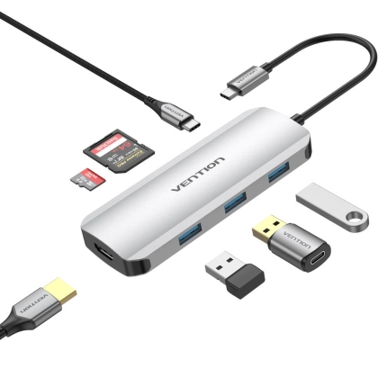 VENTION NB ACC DOCKING STATION 7IN1/USB-C 0.15M TOJHB VENTION
