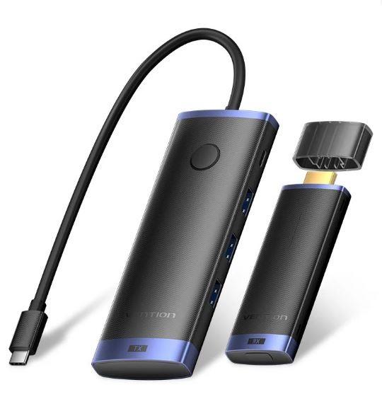 391b041d-db15-4b6d-a6e2-018b43b9aad5-1 VENTION NB ACC DOCKING STATION 6IN1/USB-C 0.15M TPVBB VENTION - Image 1