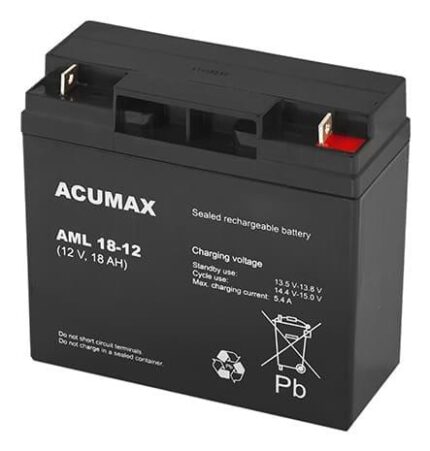 EMU BATTERY 12V 18AH VRLA/AM18-12 ACUMAX EMU