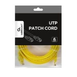 PATCH CABLE CAT6 UTP 5M/YELLOW PP6U-5M/Y GEMBIRD - Image 2