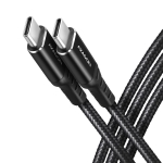 CABLE USB-C TO USB-C 2M 60W/HQ BLACK BUCM-CM20AB AXAGON