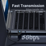 CABLE USB3.0 MALE TO MALE/0.5M BLACK CONBD VENTION - Image 6