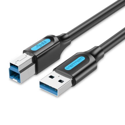 VENTION CABLE USB3.0 MALE TO MALE/3M BLACK COOBI VENTION