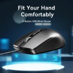 MOUSE USB OPTICAL BLACK/KTABG VENTION - Image 2