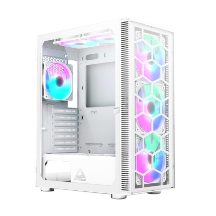 MONTECH Case|MONTECH|X3 Glass|MidiTower|Case product features Transparent panel|Not included|ATX|MicroATX|MiniITX|Colour White|X3GLASS(W)