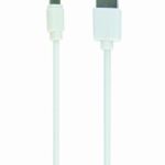CABLE LIGHTNING TO USB2 1M/CC-USB2-AMLM-W-1M GEMBIRD