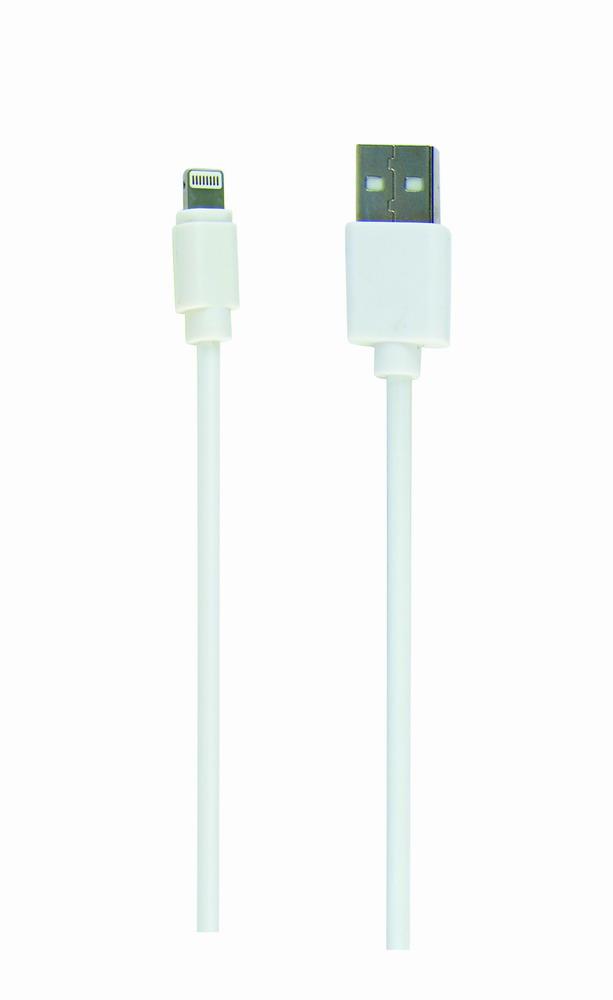 4275f2fa-b618-4eb5-91bb-9bc5353f4bf3 CABLE LIGHTNING TO USB2 1M/CC-USB2-AMLM-W-1M GEMBIRD - Image 1