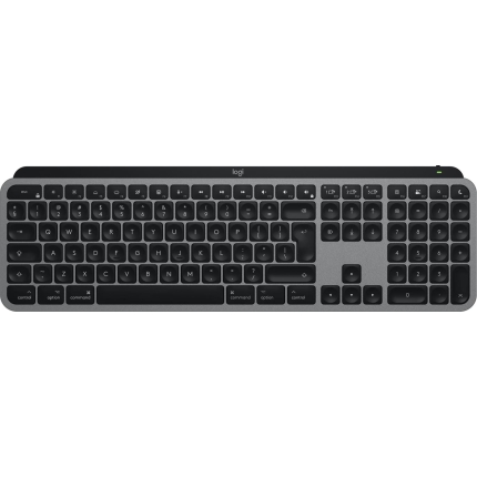 LOGITECH KEYBOARD WRL MX KEYS S MAC/SPACE GREY 920-011637 LOGITECH