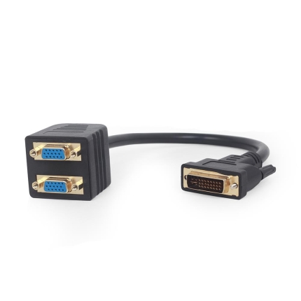 GEMBIRD CABLE SPLITTER DVI TO DUAL VGA/A-DVI-2VGA-01 GEMBIRD