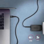 CABLE USB-C TO USB-C 1.5M 60W/HQ BLACK BUCM-CM15AB AXAGON - Image 5