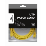 PATCH CABLE CAT5E UTP 5M/YELLOW PP12-5M/Y GEMBIRD - Image 4