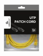 PATCH CABLE CAT5E UTP 5M/YELLOW PP12-5M/Y GEMBIRD - Image 4