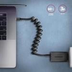 CABLE USB-C TO USB-C 1.1M 60W/TWISTER BLK BUCM-CM20TB AXAGON - Image 5