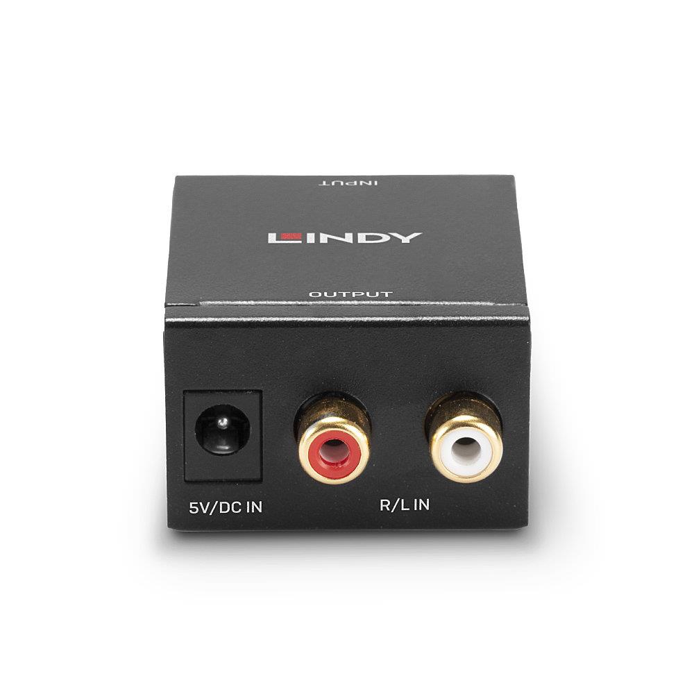 46fba606-73b0-4316-a649-1fd2f5bc73cc-1 LINDY I/O CONVERTER PHONO TO TOSLINK/70309 LINDY - Image 1