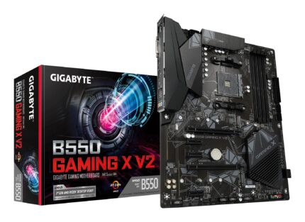 GIGABYTE Mainboard|GIGABYTE|AMD B550|SAM4|ATX|Memory DDR4|Memory slots 4|3xPCI-Express 3.0 1x|1xPCI-Express 3.0 2x|1xPCI-Express 4.0 16x|2xM.2|1xDVI-D|1xHDMI|2xAudio-In|1xAudio-Out|2xUSB 2.0|4xUSB 3.2|1xPS/2|1xRJ45|B550GAMINGXV21.3