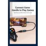 CABLE USB2.0C MALE TO A FEMALE/0.15M BLACK CCSBB VENTION - Image 6