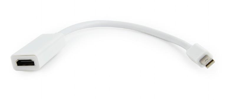 48f42a6a-c5b1-45b8-832d-2b9d4f3337a0 I/O ADAPTER MINI-DP TO HDMI/A-MDPM-HDMIF-02-W GEMBIRD - Image 1
