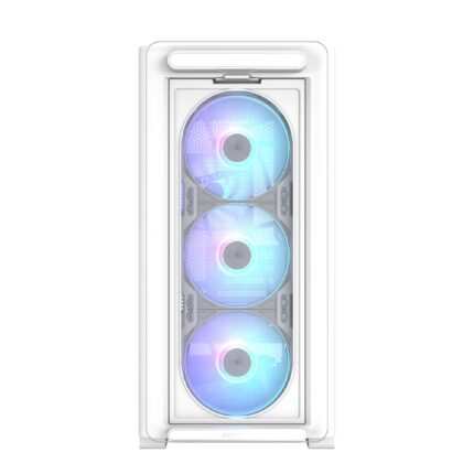 ASUS Case|ASUS|A23 PLUS|MidiTower|Case product features Transparent panel|MicroATX|MiniITX|Colour White|A23PLUSTG/ARGBWHITE