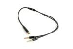 CABLE AUDIO 3.5MM SOCKET TO/2X3.5MM PLUG CCA-418M GEMBIRD - Image 3