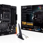 ASUS Mainboard|ASUS|AMD B550|SAM4|MicroATX|Memory DDR4|Memory slots 4|1xPCI-Express 3.0 1x|1xPCI-Express 3.0 16x|1xPCI-Express 4.0 16x|2xM.2|1xHDMI|1xDisplayPort|2xUSB 2.0|5xUSB 3.2|1xUSB type C|1xPS/2|1xOptical S/PDIF|1xRJ45|5xAudio port|TUFGAMB550MPLUSWIFIII