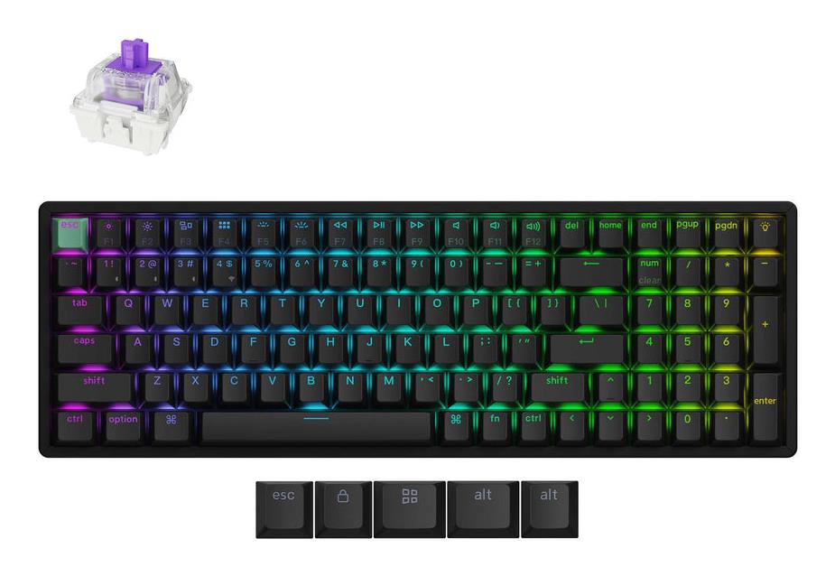 4c244baa-60c5-46cd-a8c3-a9cae347189d-1 KEYCHRON KEYBOARD WRL K4 HE STANDARD ED/BLACK K4H-J1 KEYCHRON - Image 1