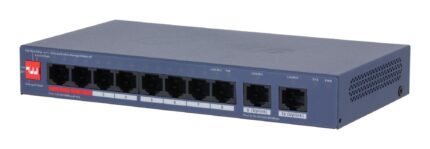 DAHUA Switch|DAHUA|DH-CS4010-8ET2GT-110|Switch layer L2|8xRJ-45 ports|RJ-45 Ports Type Fast Ethernet (10/100)|2xGigabit Ethernet (copper) ports quantity|8xPower over Ethernet (PoE) ports quantity|Total Power over Ethernet (PoE) budget 110 W|CS4010-8ET2GT-110