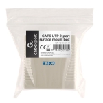 CABLE ACC MOUNT BOX CAT6 UTP/2P NCAC-2U6-01 GEMBIRD - Image 3