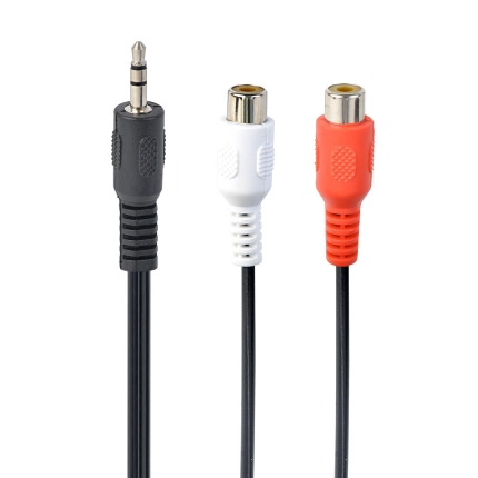 CABLE AUDIO 3.5MM TO 2RCA/SOCKET CCA-406 GEMBIRD