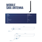 ANTENNA MOBILE SMA/PR1US440 TELTONIKA - Image 2