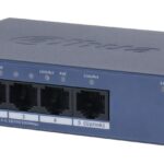 DAHUA Switch|DAHUA|DH-CS4005-4ET1GT-36|Switch layer L2|4xRJ-45 ports|RJ-45 Ports Type Fast Ethernet (10/100)|1xGigabit Ethernet (copper) ports quantity|4xPower over Ethernet (PoE) ports quantity|Total Power over Ethernet (PoE) budget 36 W|CS4005-4ET1GT-36