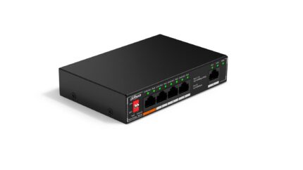 DAHUA Switch|DAHUA|PoE ports 4|60 Watts|SF1005P