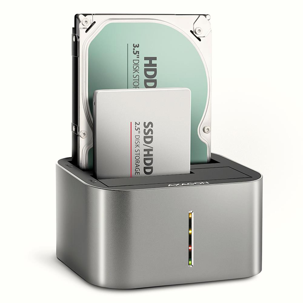 5242c81f-ea94-4c67-9f1f-544eccd0589f-1 AXAGON SSD ACC DOCK STATION USB-C/2.5"/3.5" SATA ADSA-DC AXAGON - Image 1