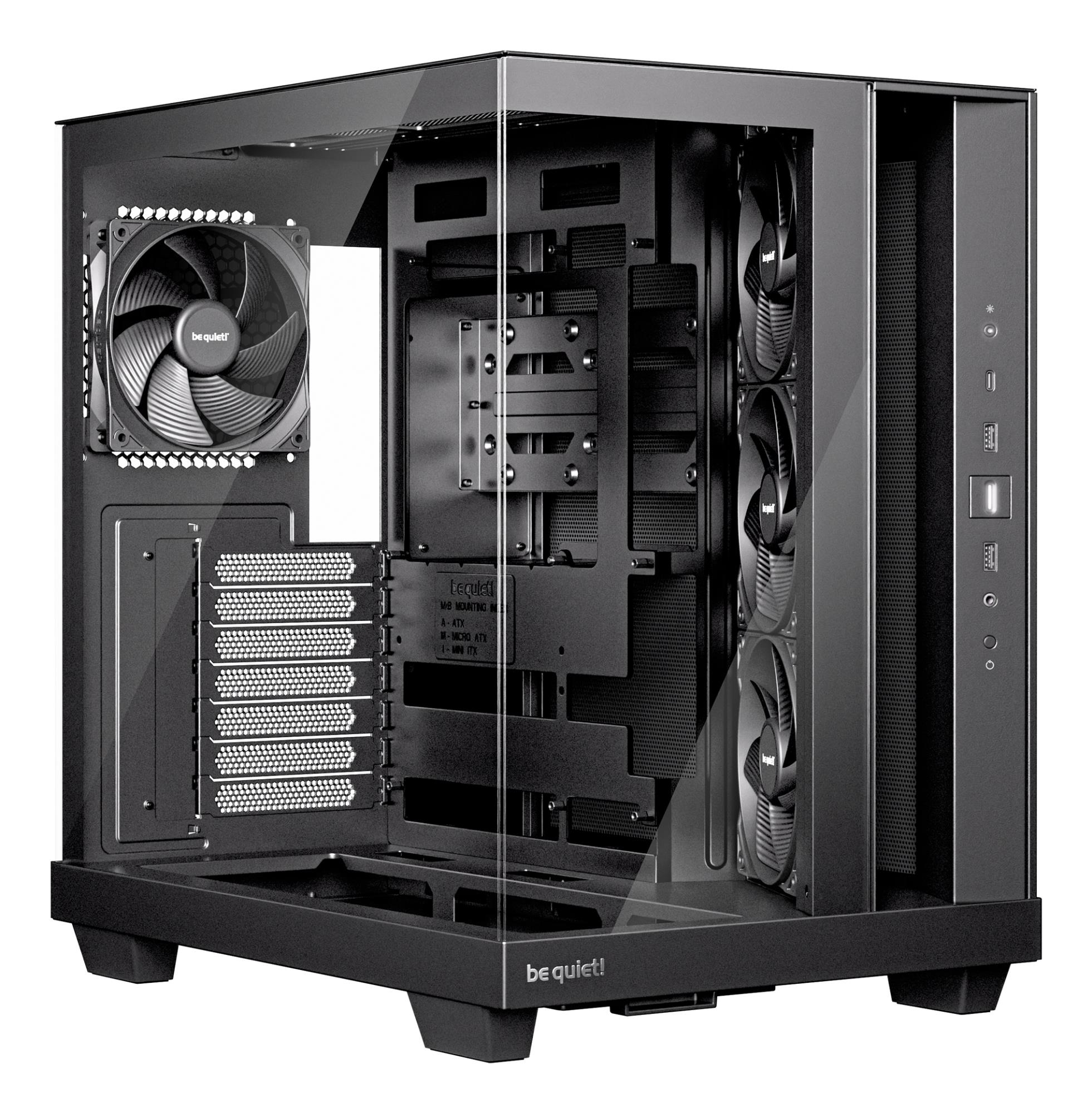 53d2669e-afc8-4219-a5e6-1641bbe64cf9-1 BE QUIET Case|BE QUIET|ATX/micro ATX/Mini-ITX|Black|Midi Tower|PC|BGW83 - Image 1