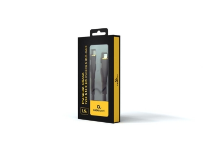 CABLE LIGHTNING TO USB-C 1.5M/CC-USB2S-CM8PM-1.5M-BK GEMBIRD - Image 2