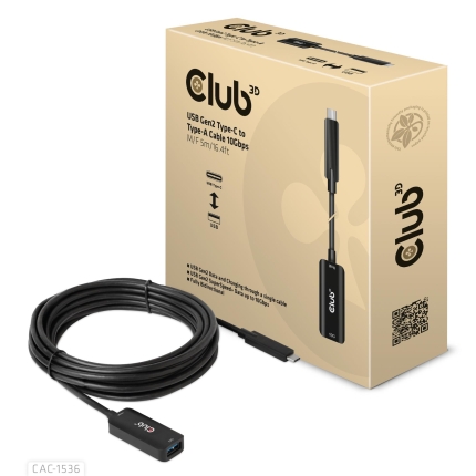CLUB3D CABLE USB-C TO USB 5M/M/F CAC-1536 CLUB3D