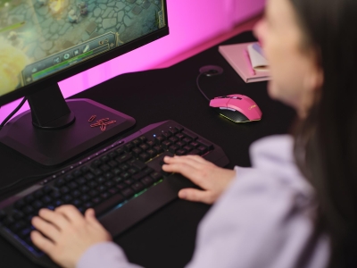 MOUSE USB OPTICAL GAMING PINK/GXT109P FELOX 25068 TRUST - Image 8