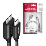 CABLE USB-C TO MICRO-B 1M/SPEED BLK BUMM3-CM10AB AXAGON - Image 5