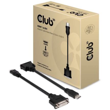 CLUB3D I/O ADAPTER HDMI TO DVI-D/CAC-HMD>DFD CLUB3D