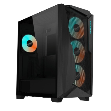 GIGABYTE Case|GIGABYTE|C301G V2 BLACK|MidiTower|Case product features Transparent panel|Not included|ATX|EATX|MicroATX|MiniITX|Colour Black|C301GV2