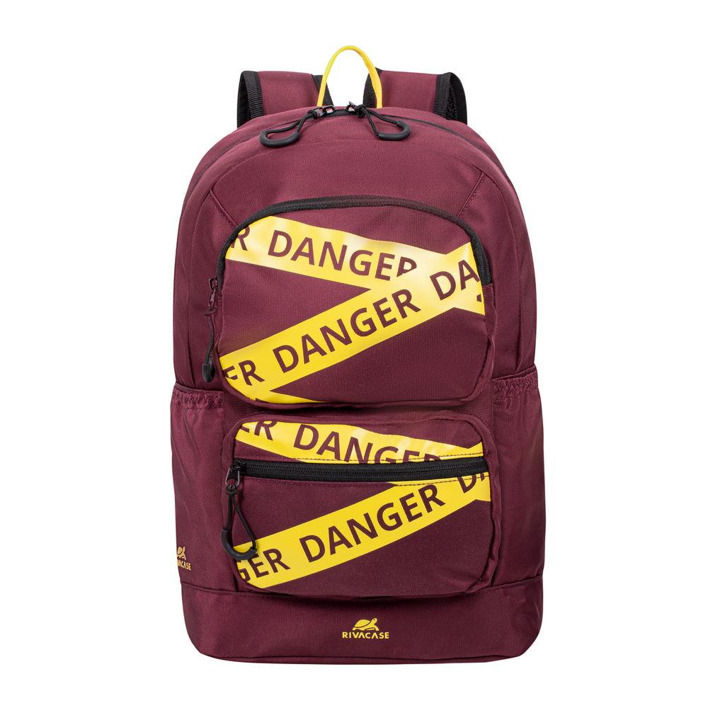 59eaff98-8e46-4c77-b39f-b07be8f05313-1 RIVACASE NB BACKPACK URBAN 14L 13.3"/5421 BURGUNDY RED RIVACASE - Image 1