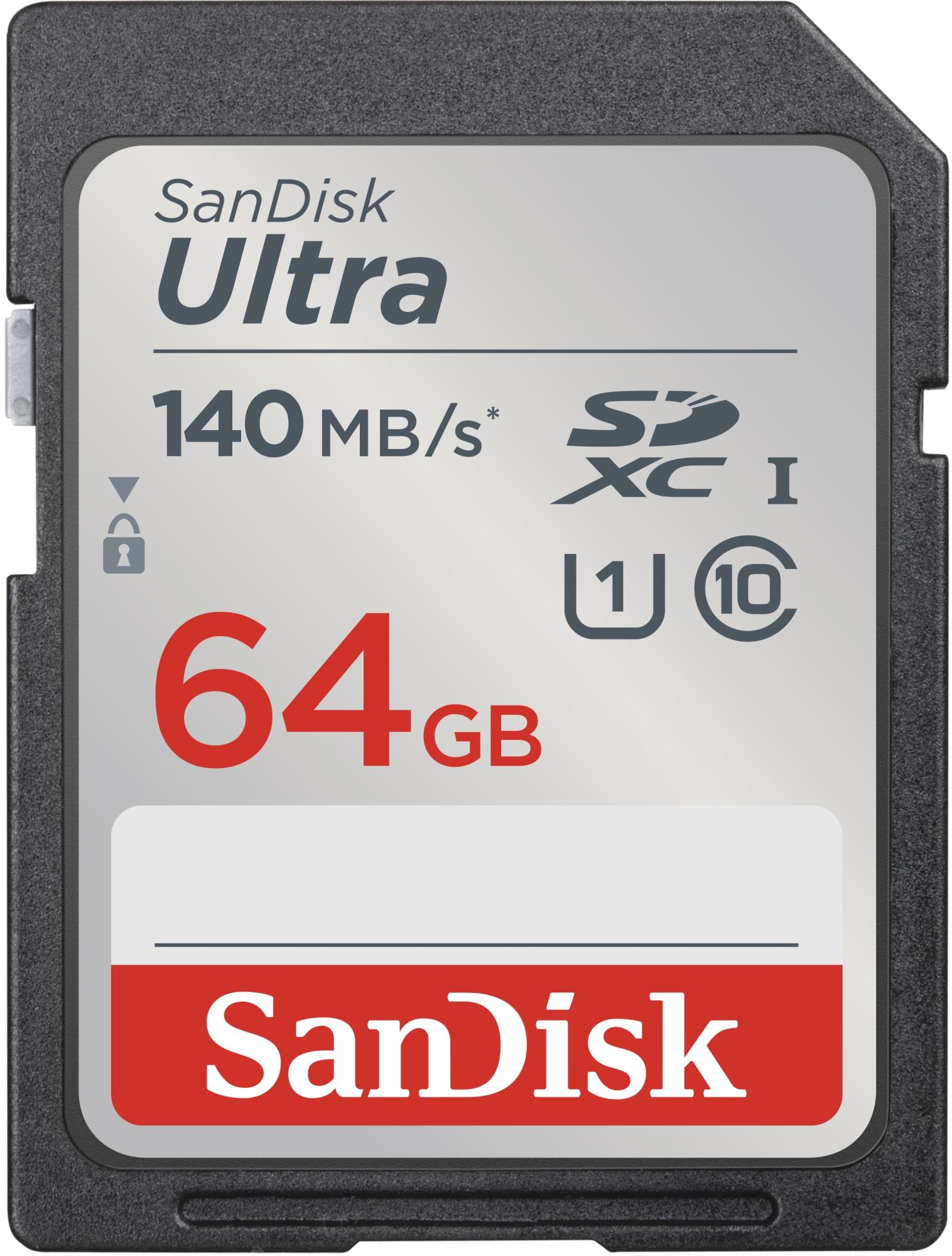 5b9a3431-9a01-4812-b694-49b35df2ce96 SANDISK MEMORY SDXC 64GB UHS-I/SDSDUNB-064G-GN6IN SANDISK - Image 1