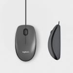 MOUSE USB OPTICAL M100/BLACK 910-006652 LOGITECH - Image 6