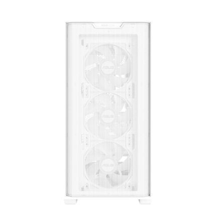 ASUS Case|ASUS|A21 PLUS|MidiTower|Case product features Transparent panel|Not included|MicroATX|MiniITX|Colour White|A21PLUSTGARGBWHITE