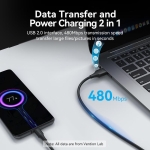 CABLE USB-C TO USB2.0/3M BLACK CTHBI VENTION - Image 8